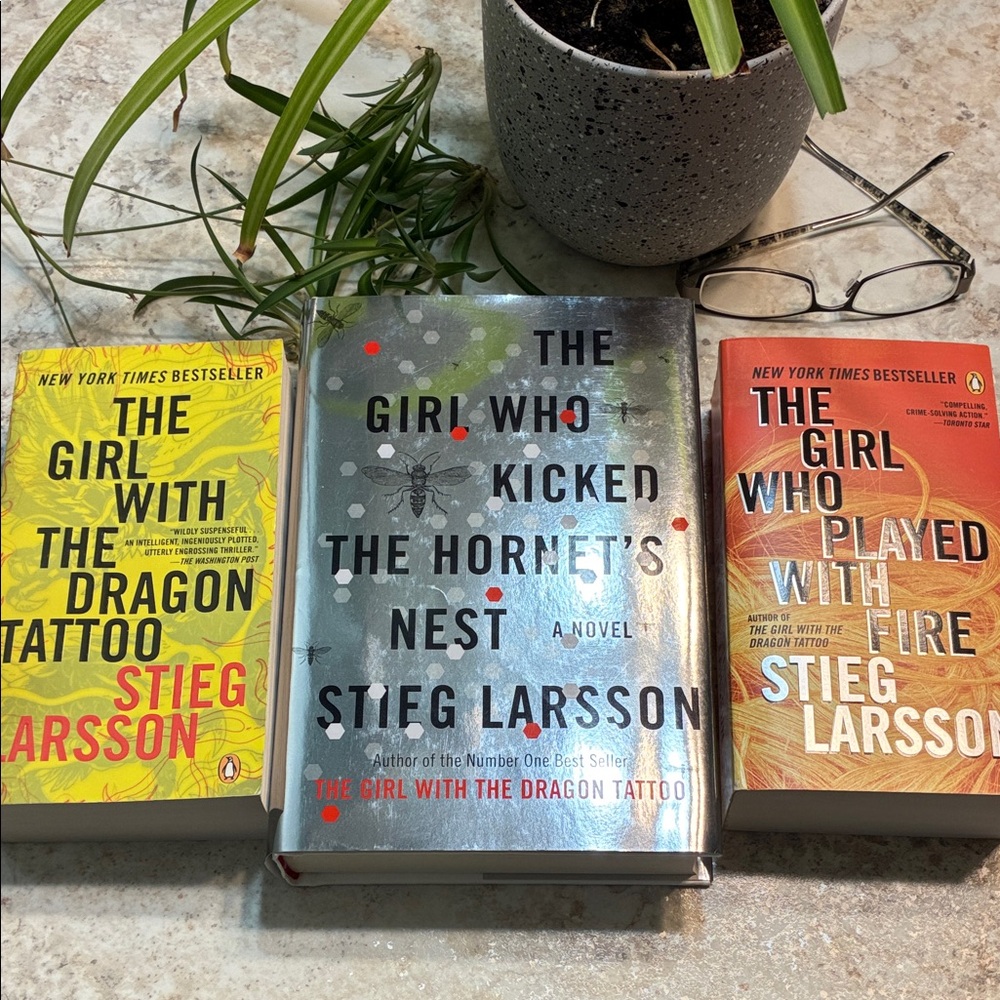 Stieg Larsson Millennium Trilogy Book Set; International Bestseller; Thriller